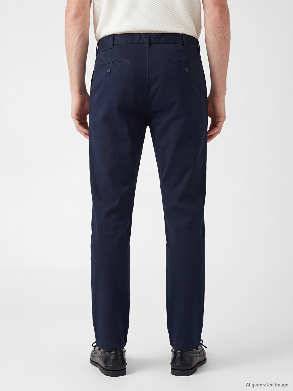 Pantaloni Bărbați Regular Fit din Gabardină-2