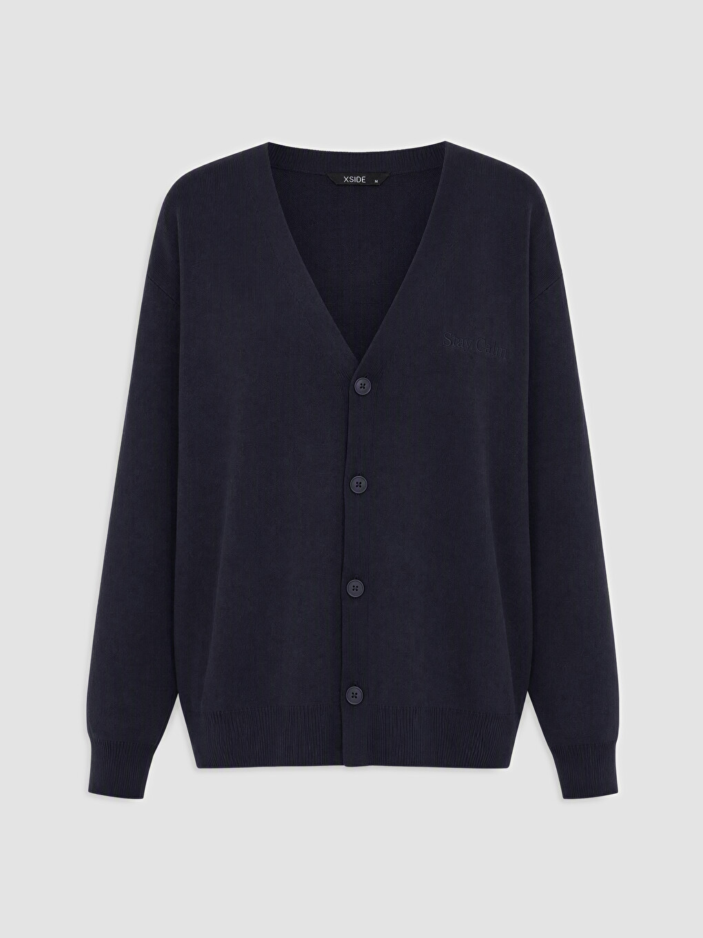 Cardigan Bărbați Standard Fit Cu Decolteu În V-4