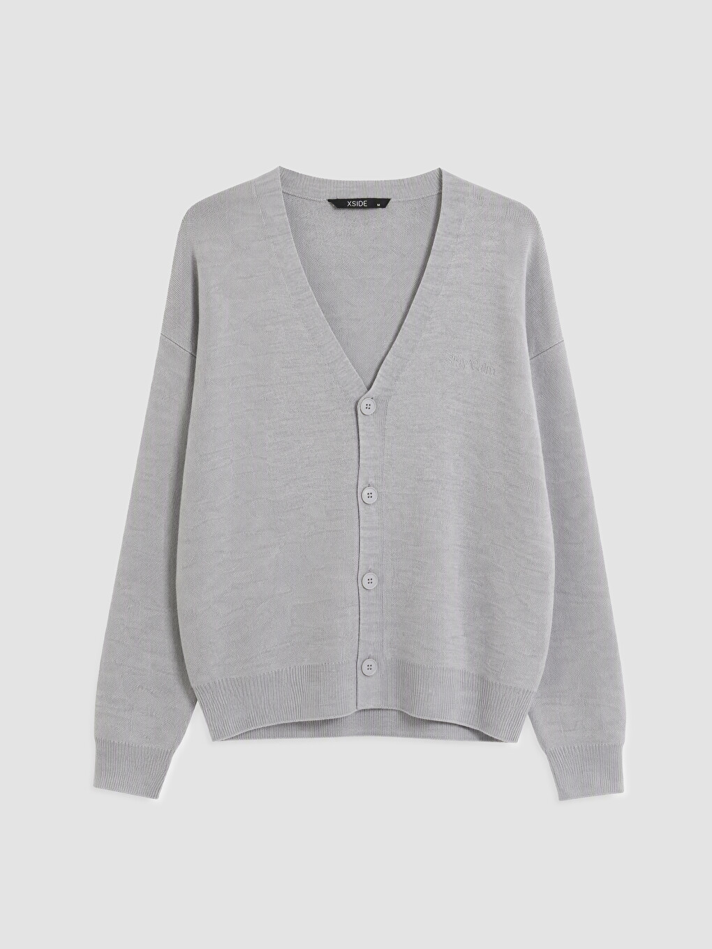 Cardigan Bărbați Standard Fit Cu Decolteu În V-4