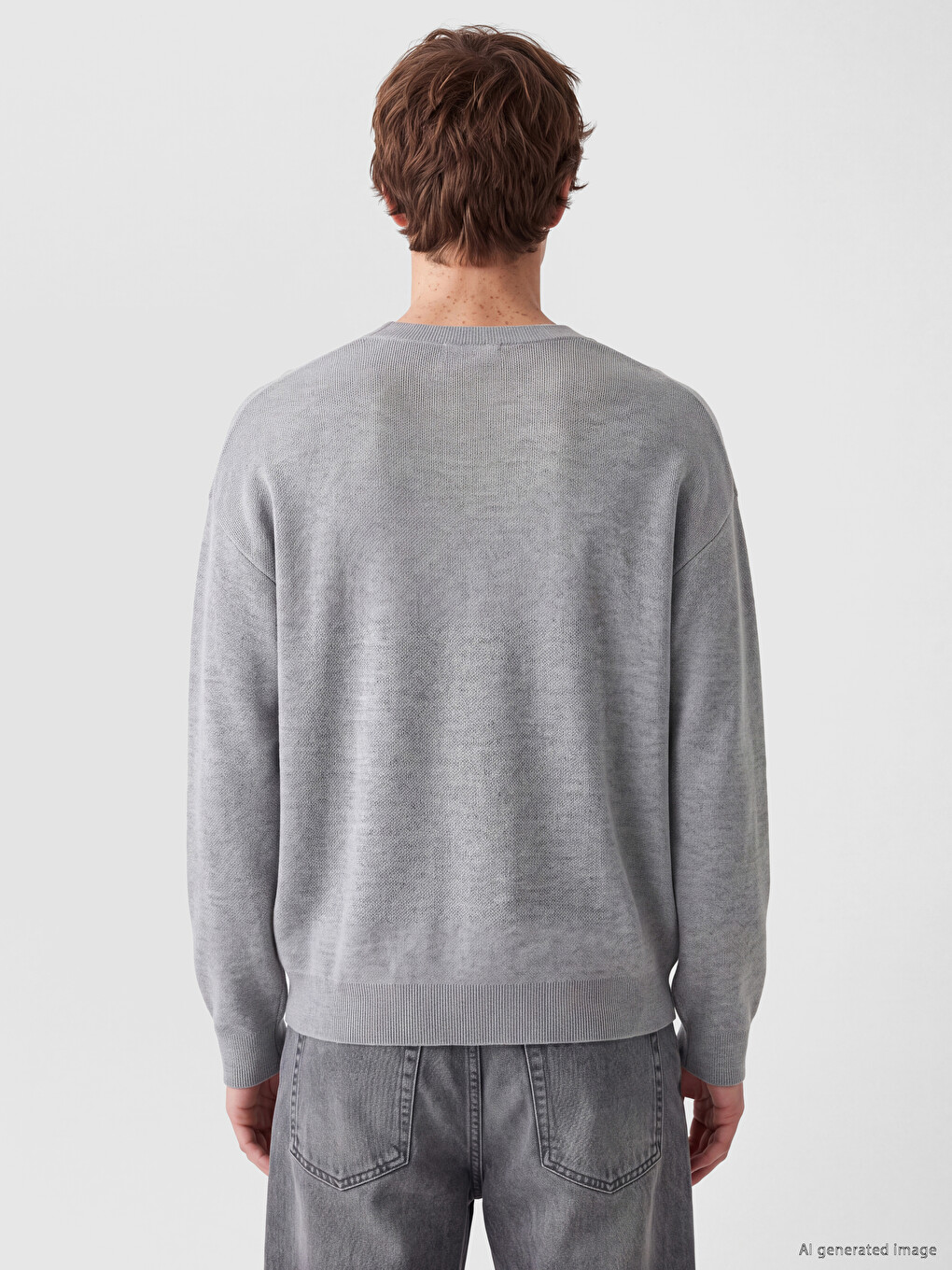 Cardigan Bărbați Standard Fit Cu Decolteu În V-3