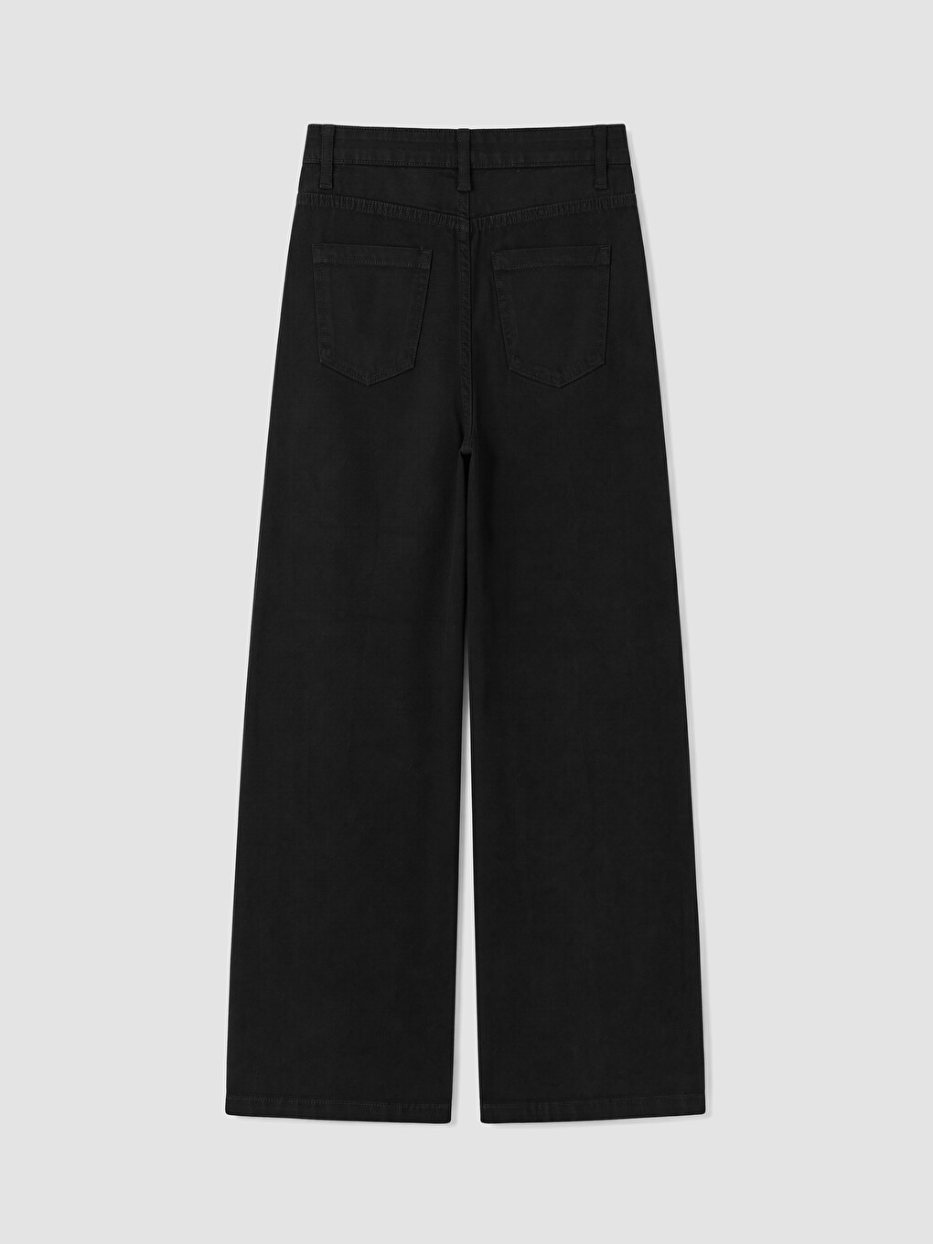 Regular Fit Girls' Twill Trousers-2