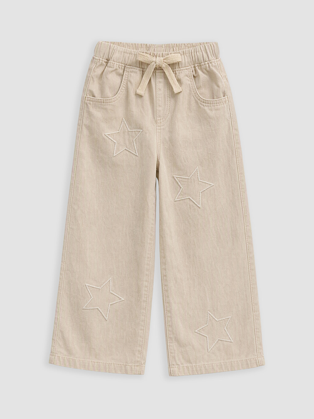 Girl Beige Jeans