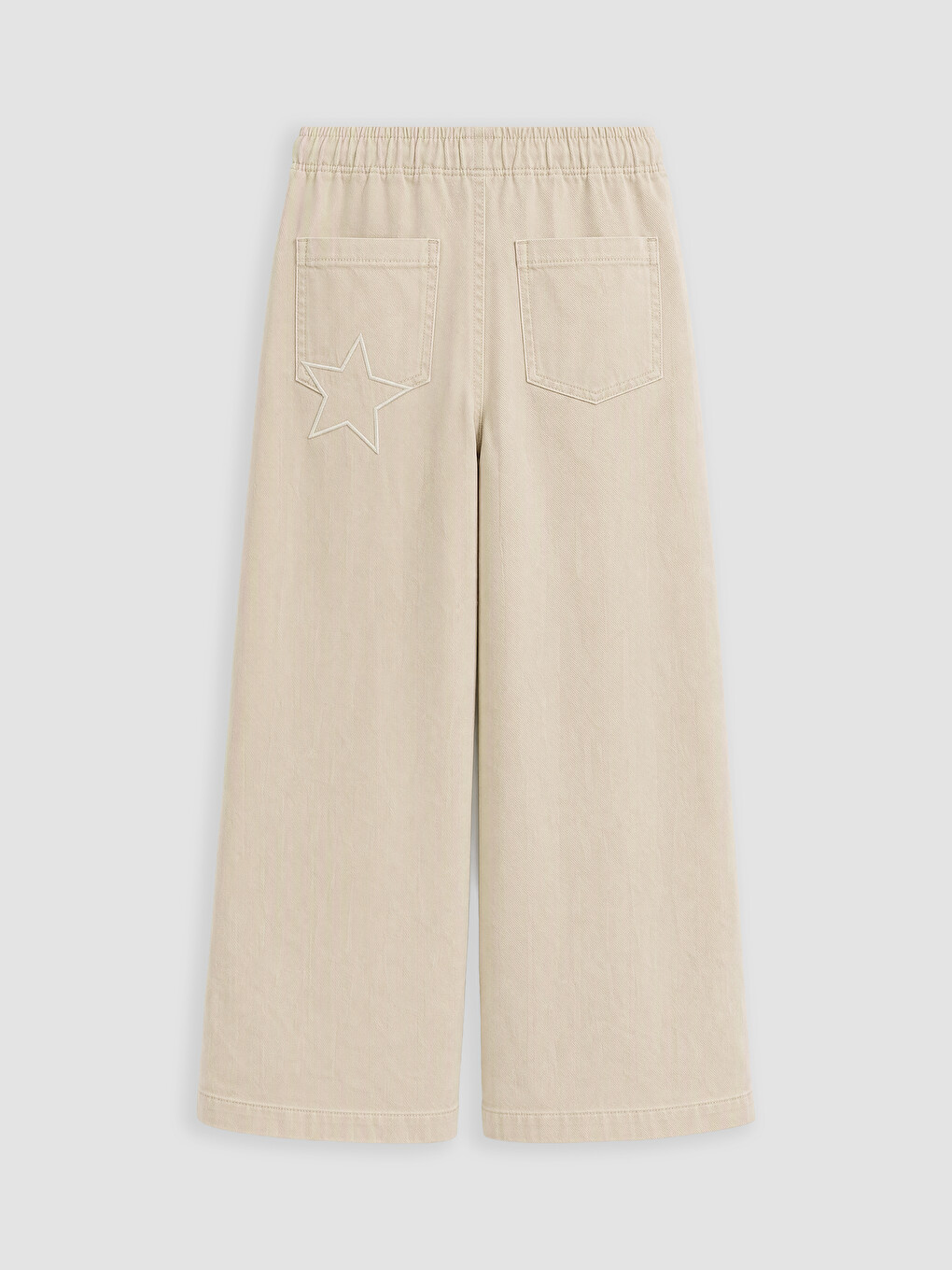 Girl Beige Jeans-2