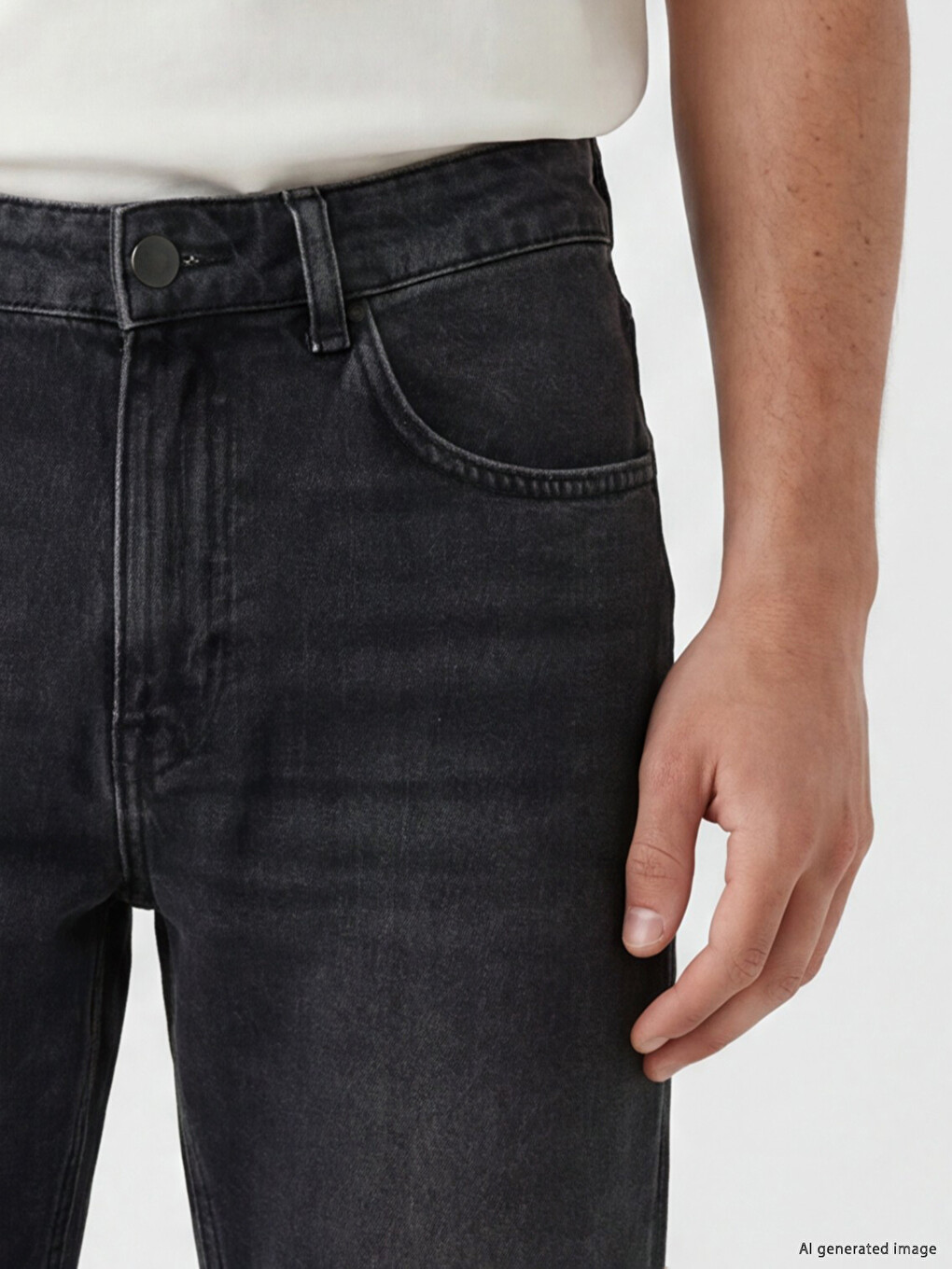Siyah 750 Slim Fit Erkek Jean Pantolon-2