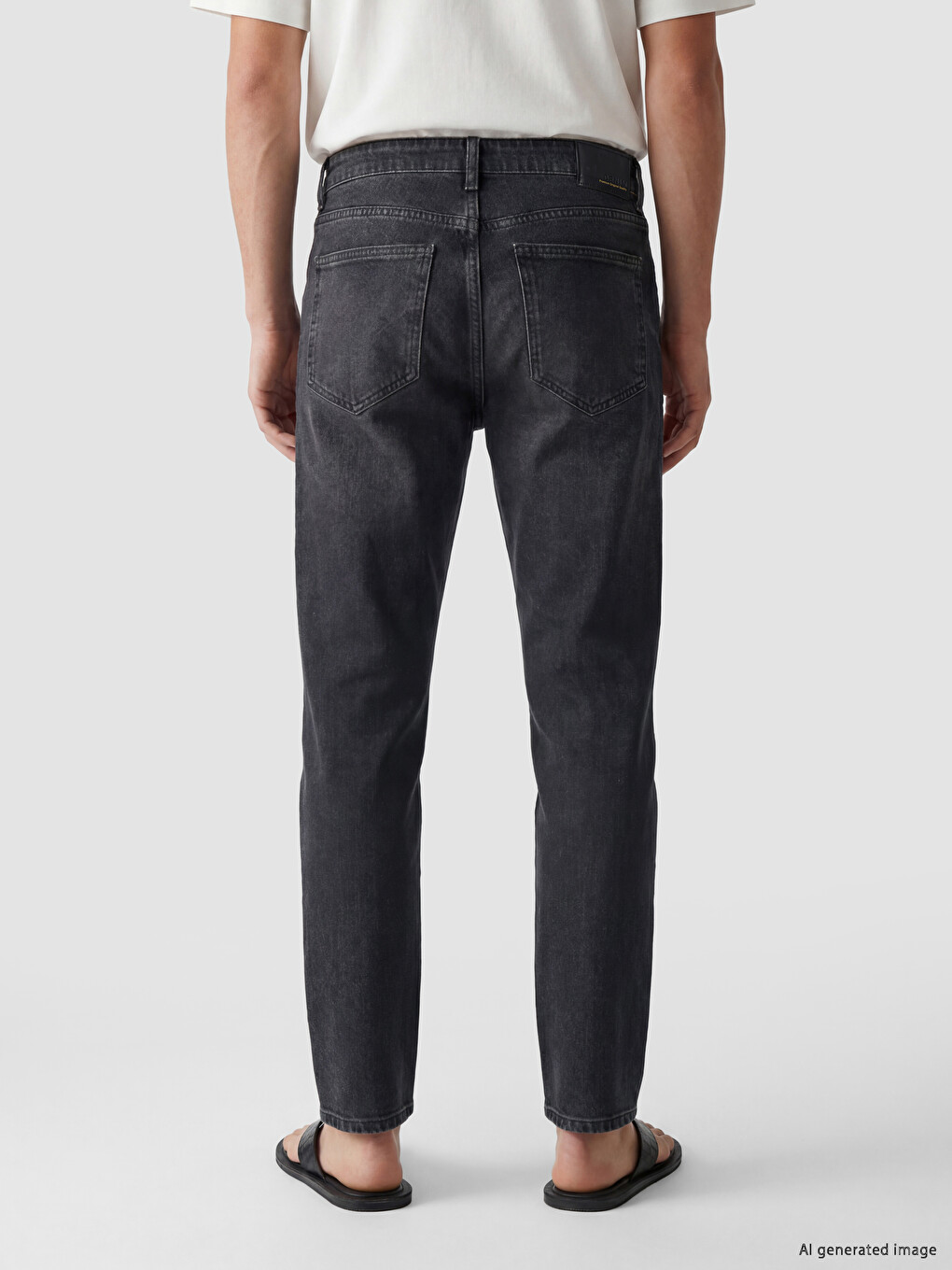 Siyah 750 Slim Fit Erkek Jean Pantolon-3