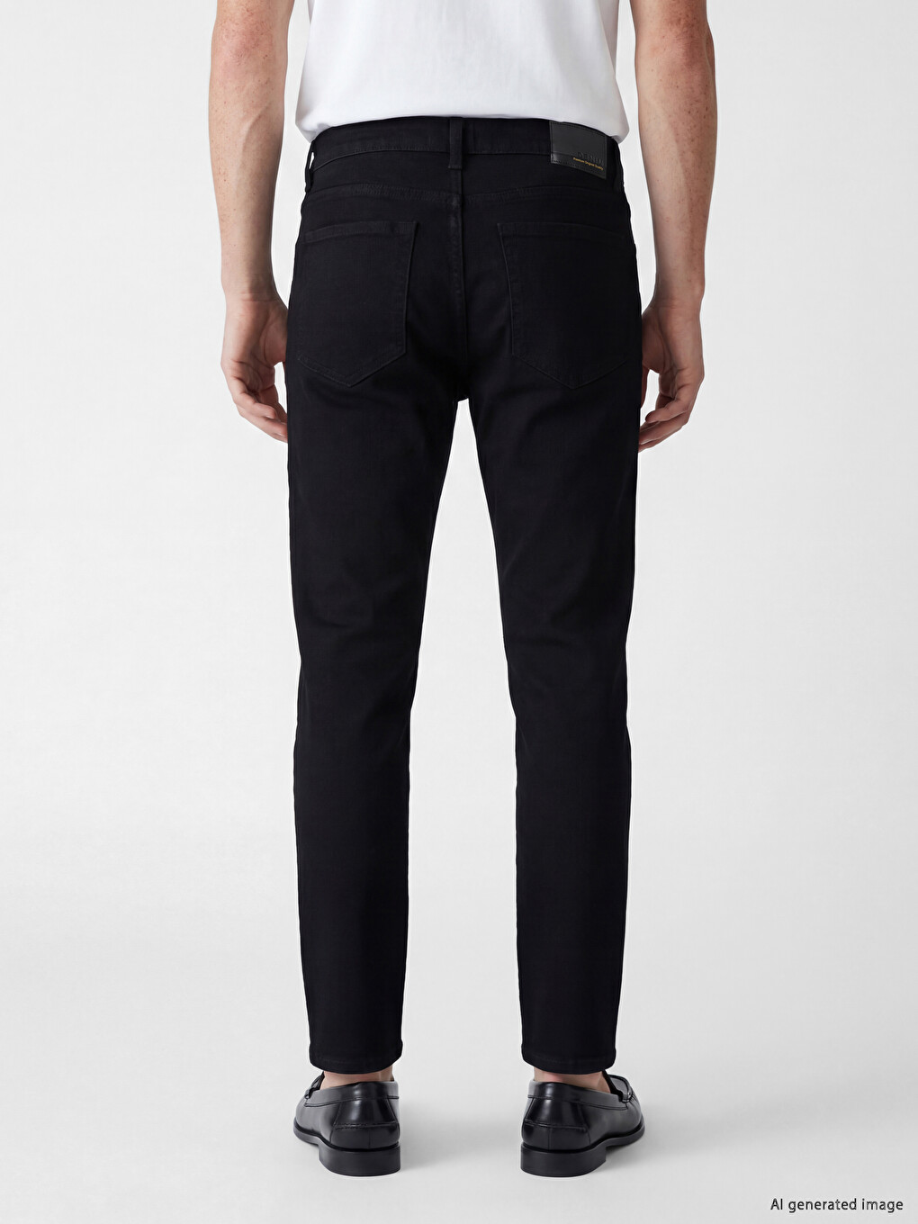 Siyah 750 Slim Fit Erkek Jean Pantolon-3