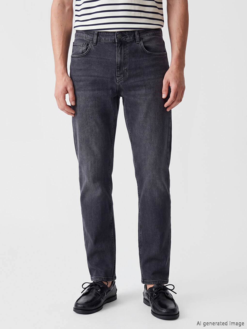 Siyah 779 Regular Fit Erkek Jean Pantolon-1