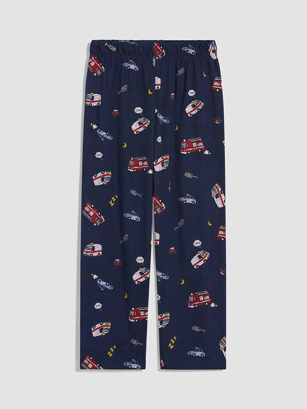 Lacivert Gömlek Yaka Erkek Çocuk Pijama Takımı-4