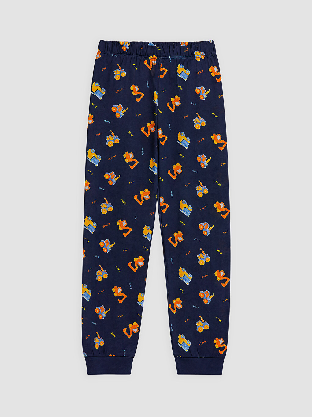 Printed Crew Neck Boys' Pyjamas Set-2