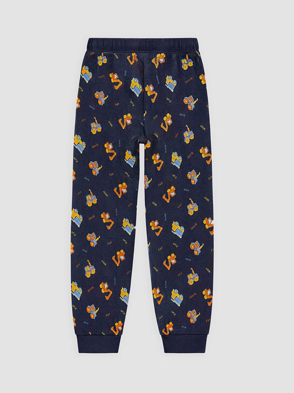 Printed Crew Neck Boys' Pyjamas Set-4
