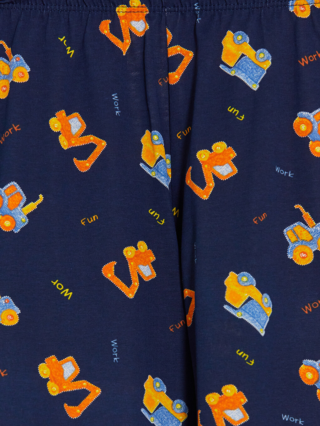 Printed Crew Neck Boys' Pyjamas Set-6
