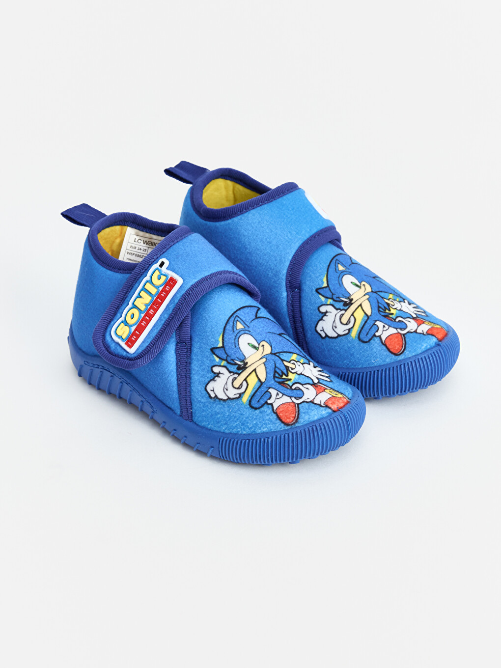 Mavi Sonic Baskılı Erkek Çocuk Panduf
