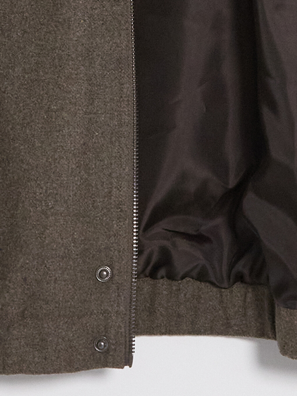 Standard Fit Zippered Mock Neck Men's Jacket-7