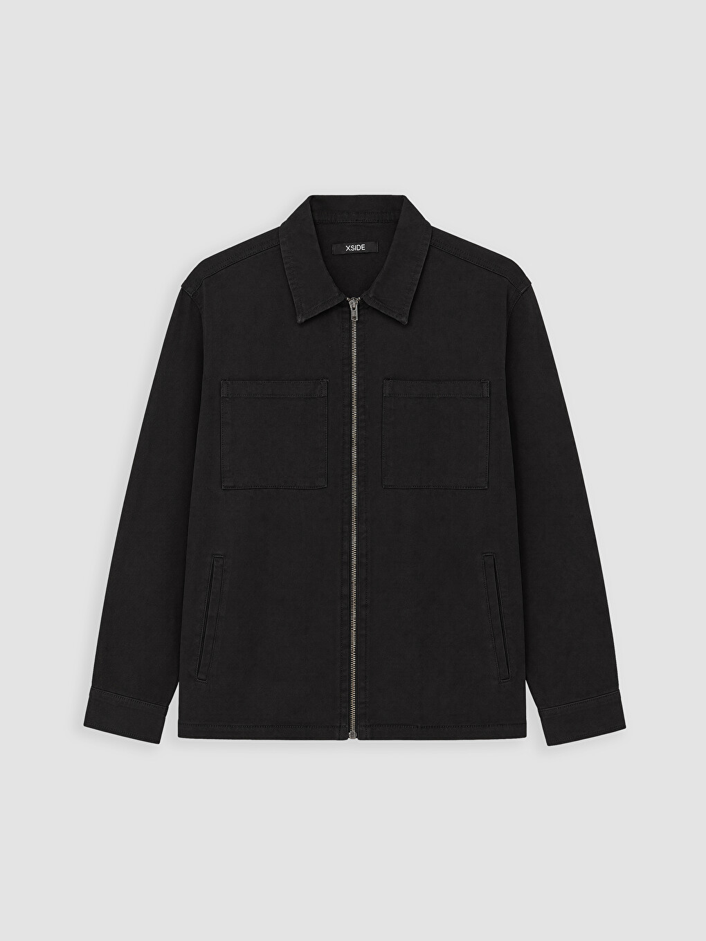 Relax Fit Gabardine Men's Shirt Jacket-4