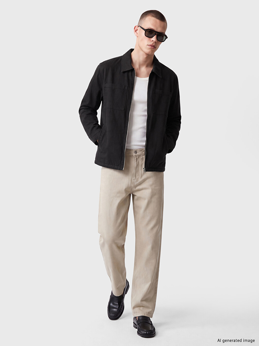 Relax Fit Gabardine Men's Shirt Jacket-1