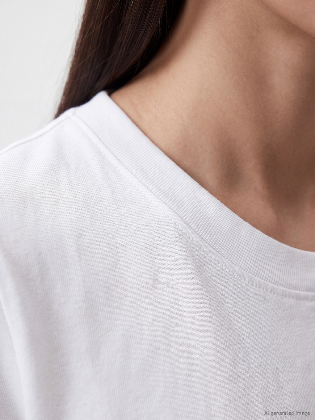 Crew Neck Women's T-shirt-2
