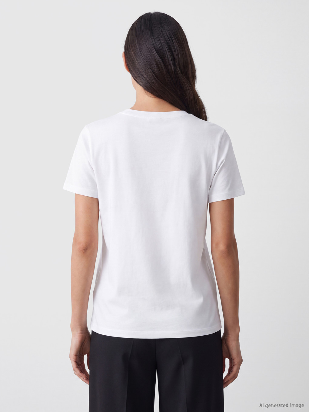 Crew Neck Women's T-shirt-3
