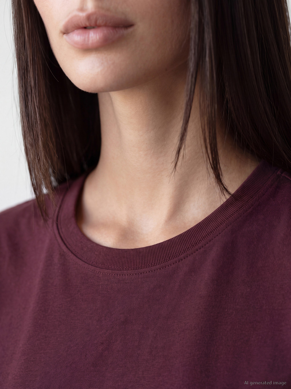 Crew Neck Women's T-shirt-2