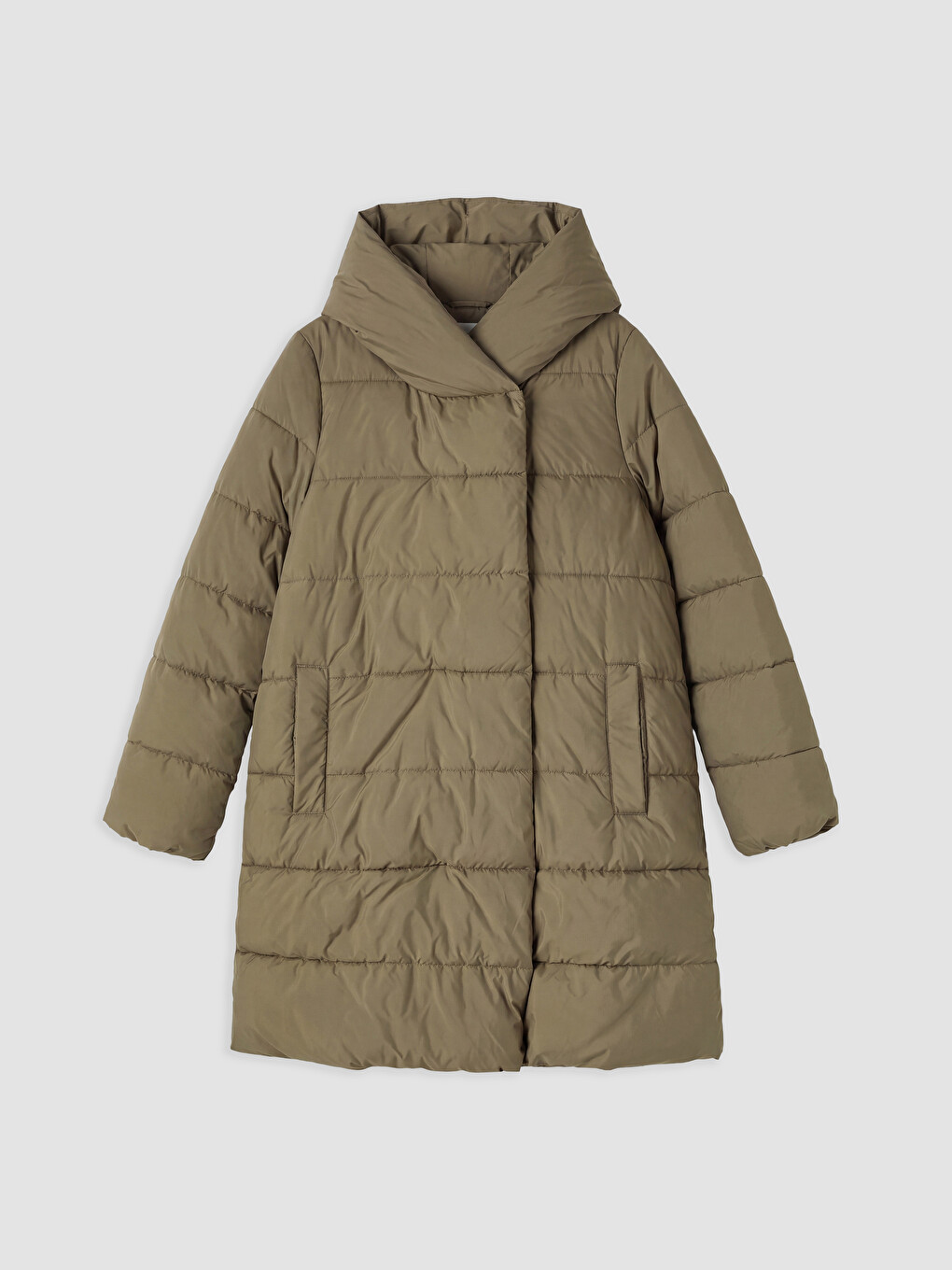Hooded Women's Puffer Coat-4