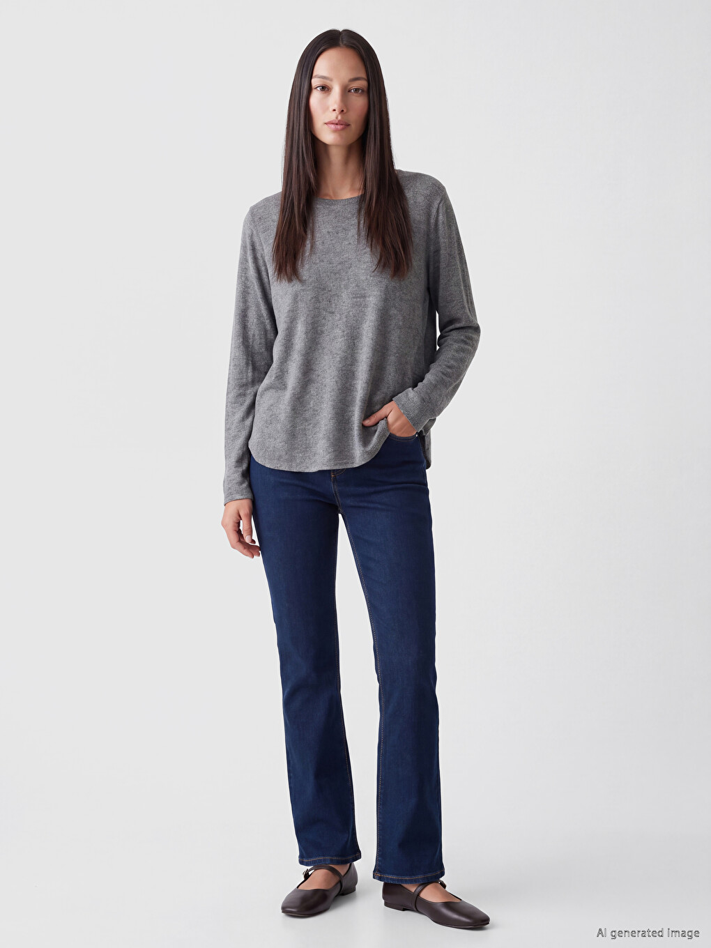 Crew Neck Women's Body-1
