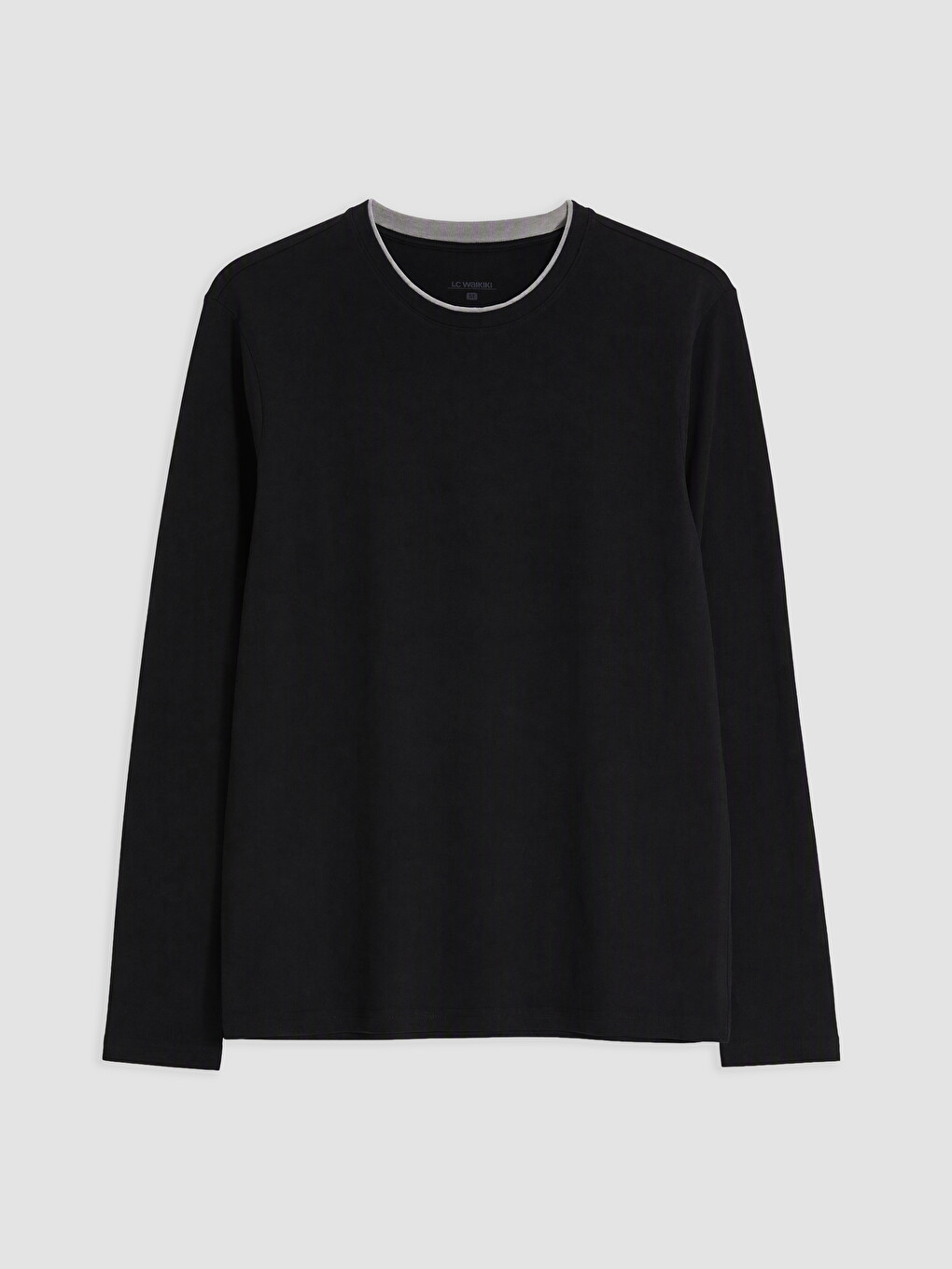 Crew Neck Long Sleeve Men's Pyjamas Top-3
