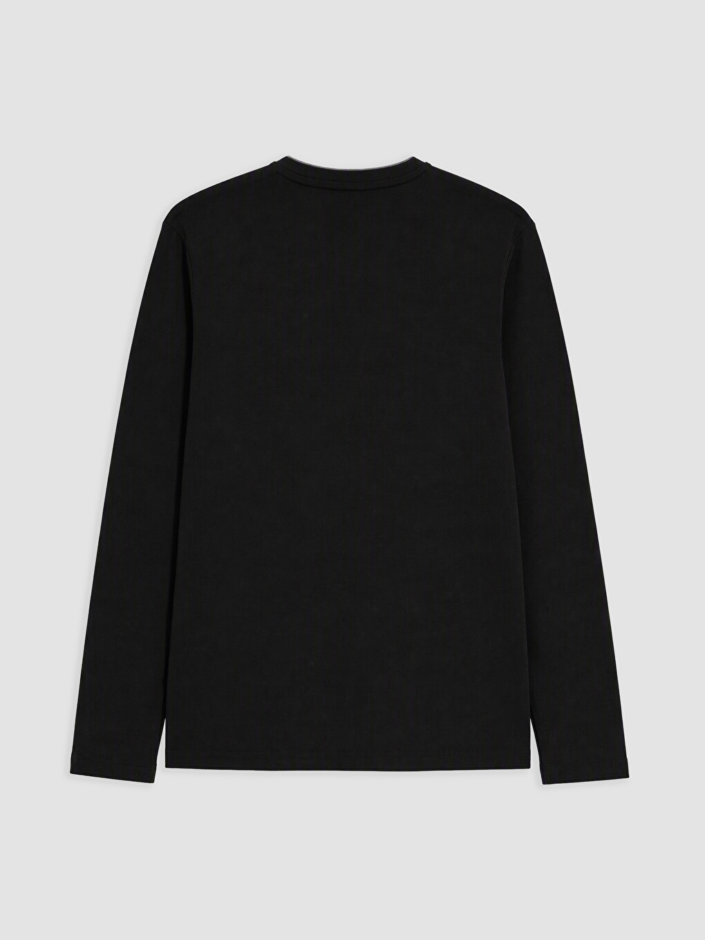 Crew Neck Long Sleeve Men's Pyjamas Top-4