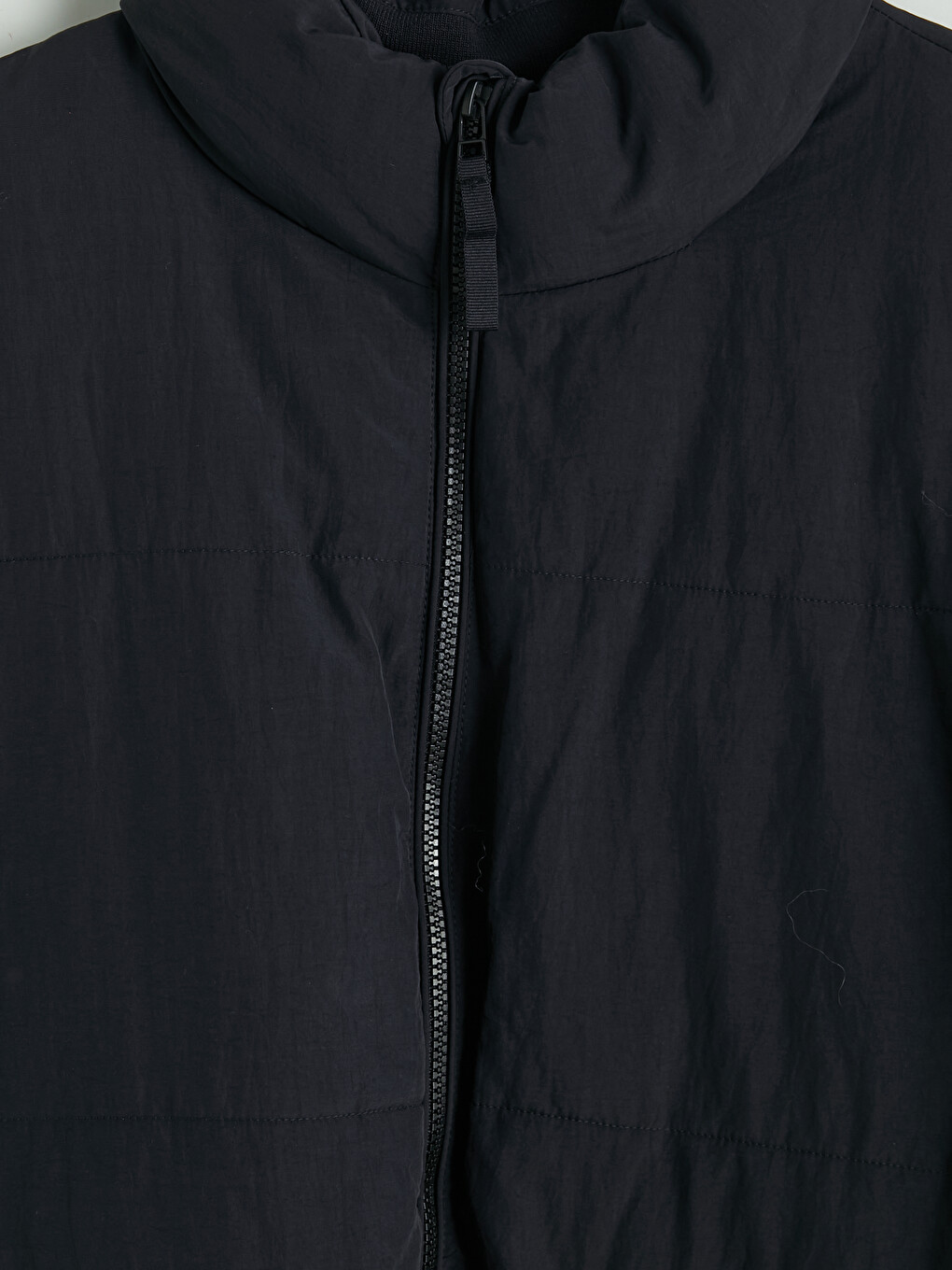 Relaxed Fit Mock Collar Men's Puffer Coat-6