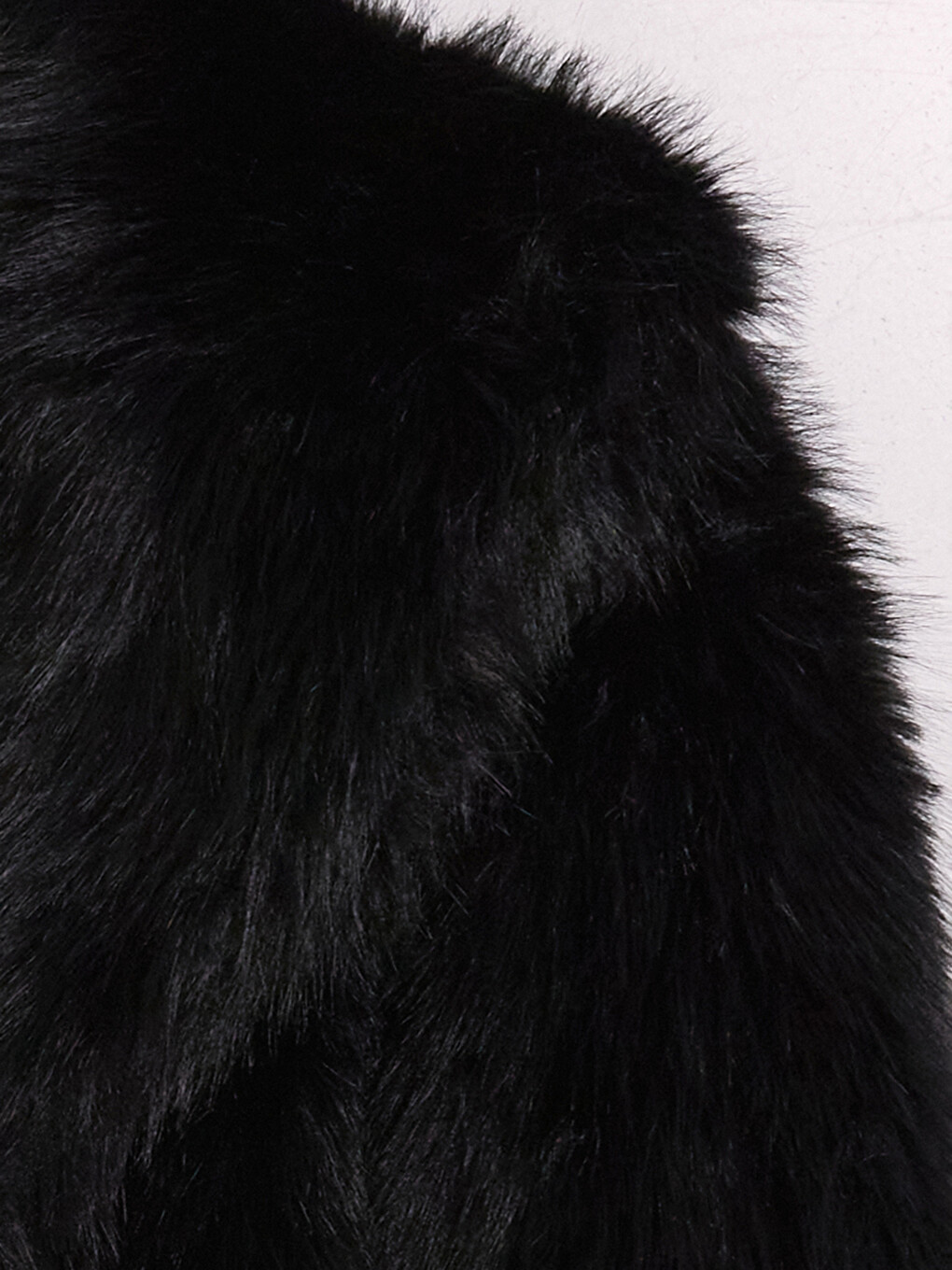 Lapel Collar Women's Fur Coat-3