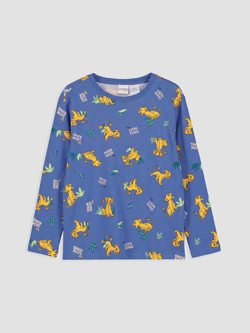 Crew Neck Lion King Boys' Pyjamas Set-1