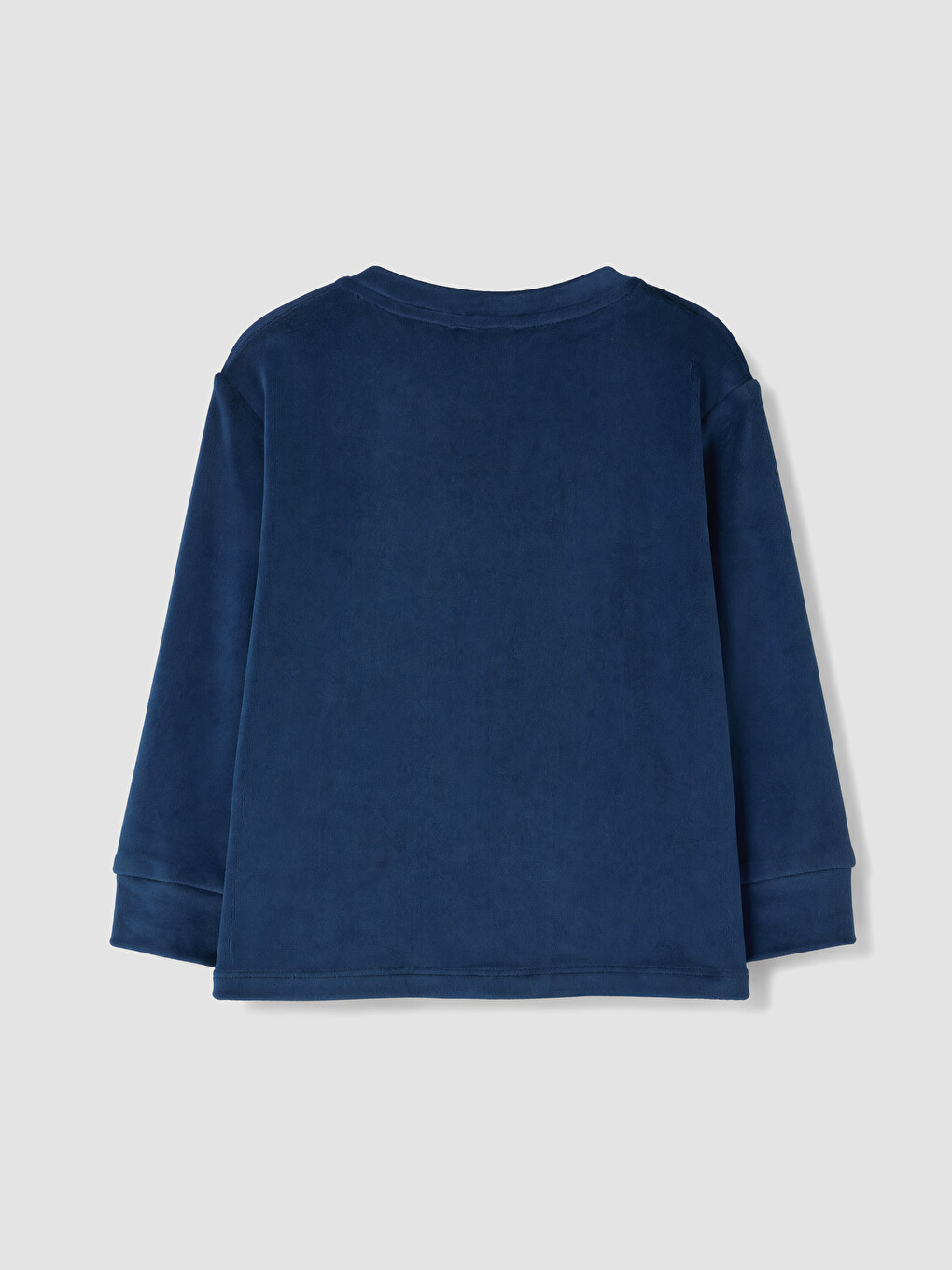Crew Neck Velvet Boys' Pyjamas Set-2