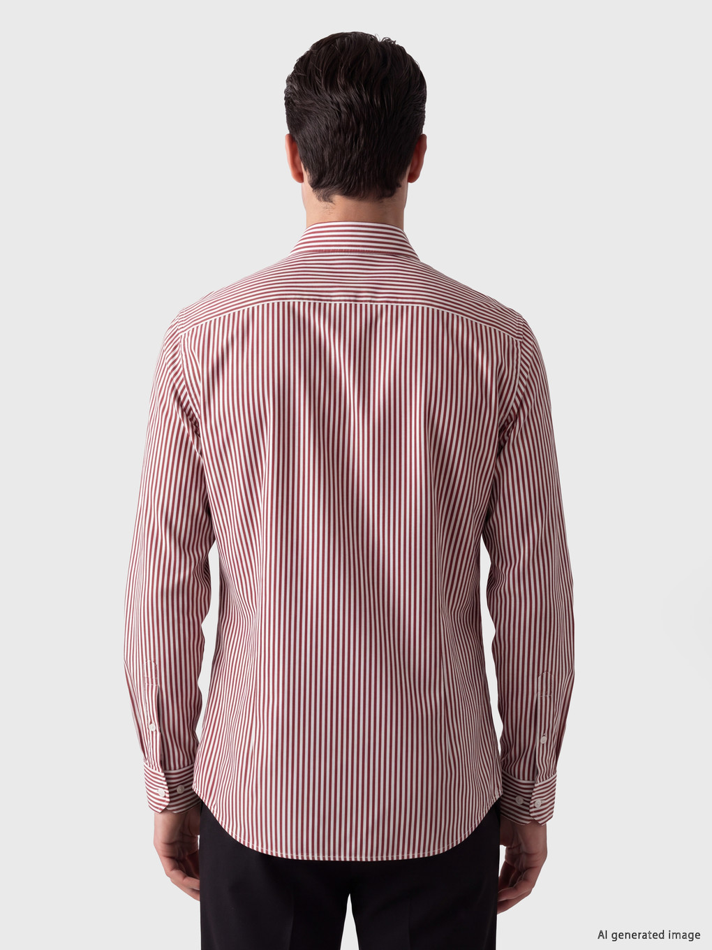 Slim Fit Striped Men's Shirt-1