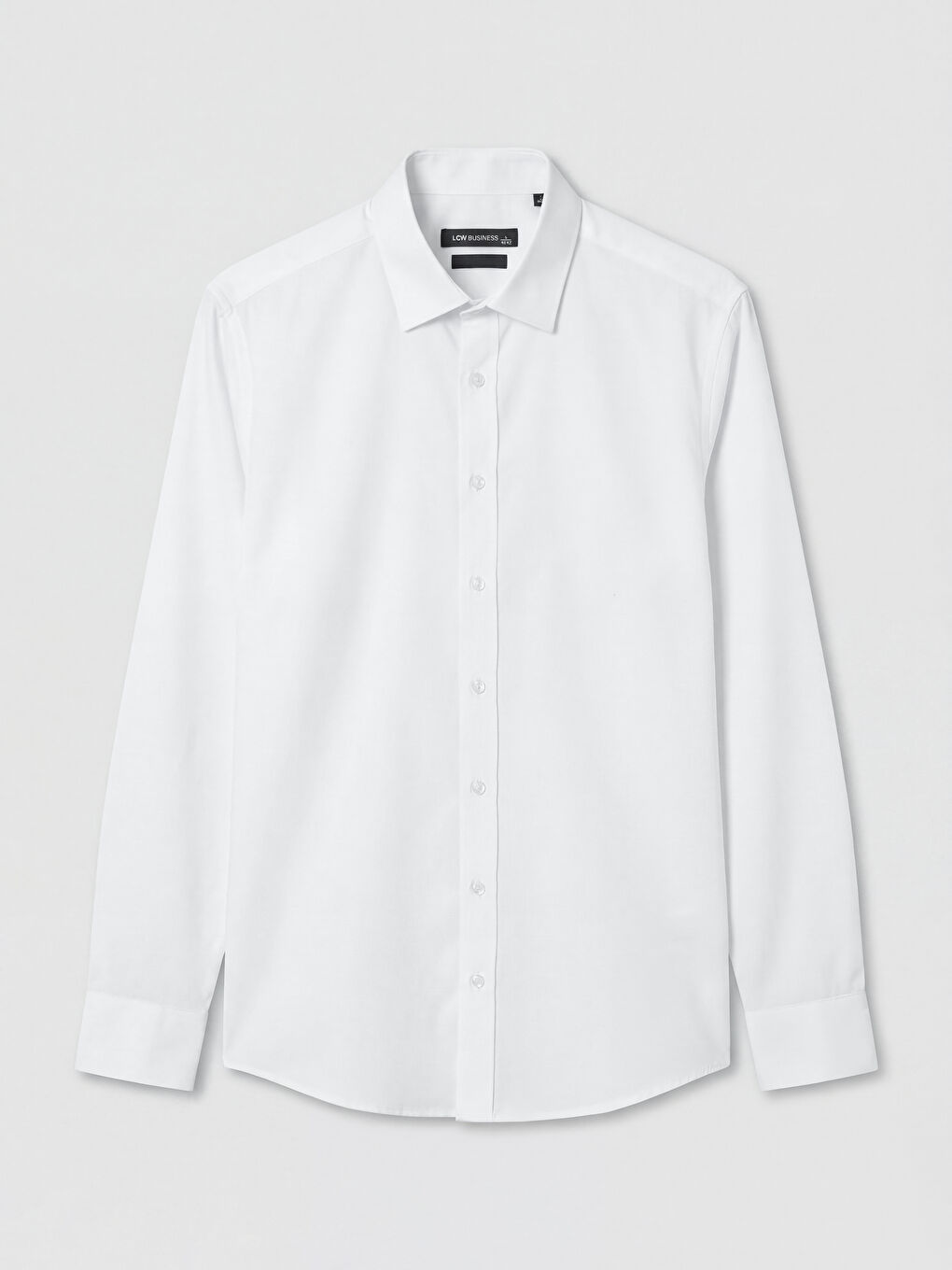 Beyaz Regular Fit Poplin Erkek Gömlek