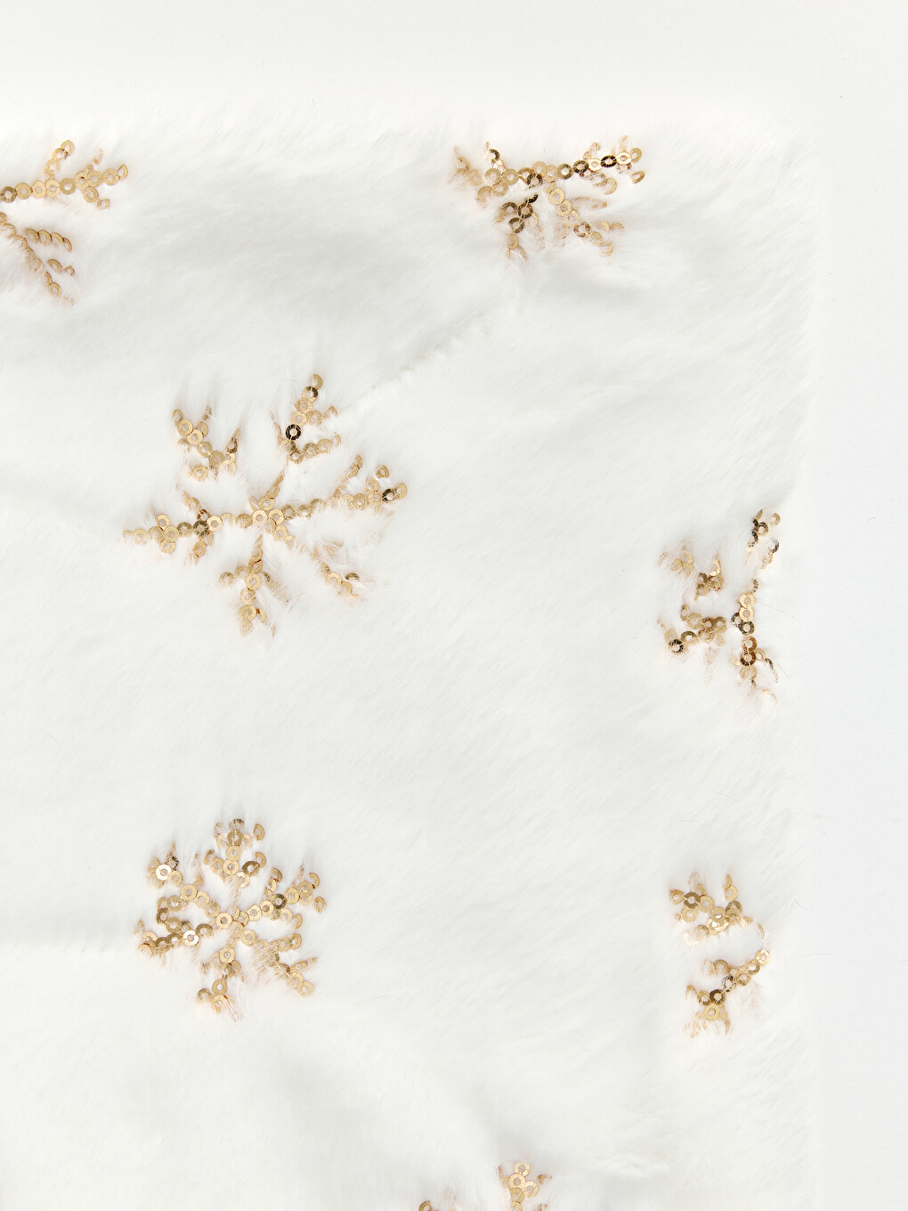 Snowflake Embroidered Cushion Cover 45x45 Cm-3