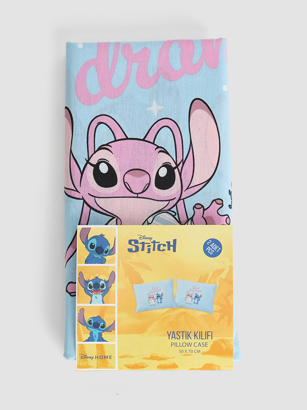 Stitch Printed Pillowcase 2 Pack 50x70 Cm-1