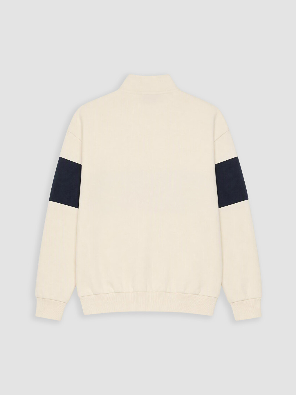 Mock Neck Men's Thick Sweatshirt-6