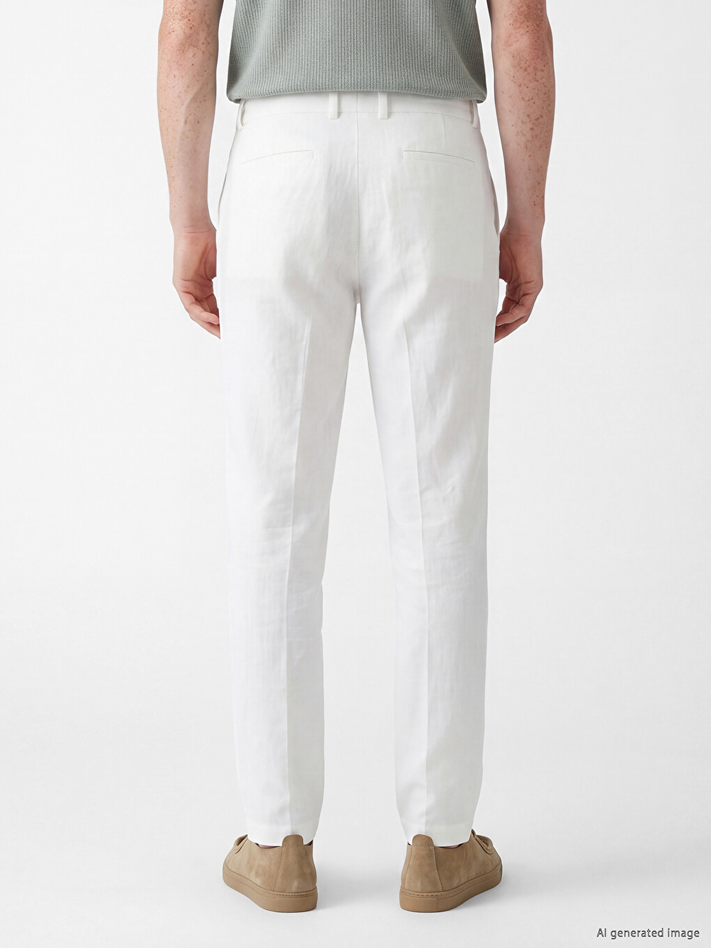 Regular Fit Men's Chino Trousers-3