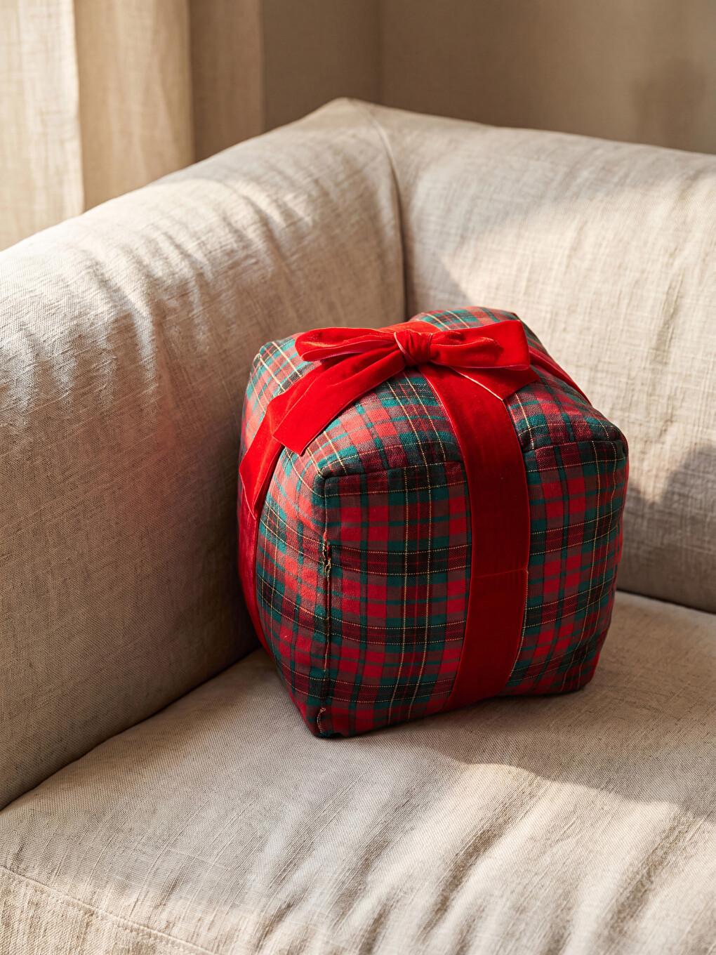 Gift Package Figured Plush Cushion
