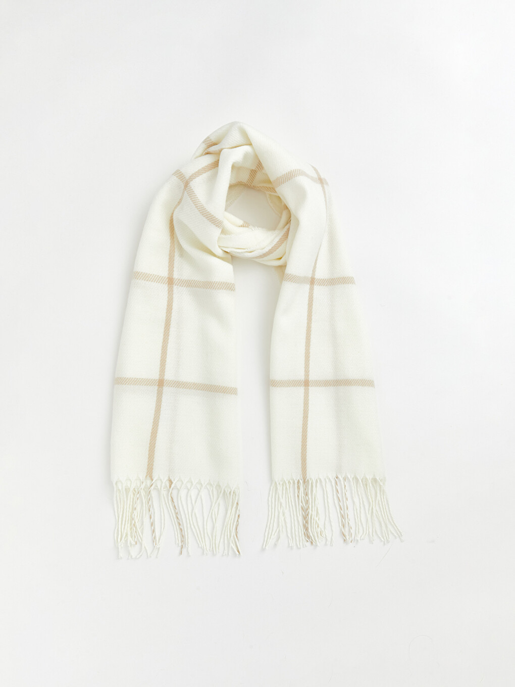 Plaid Patterned Women's Knitwear Scarf
