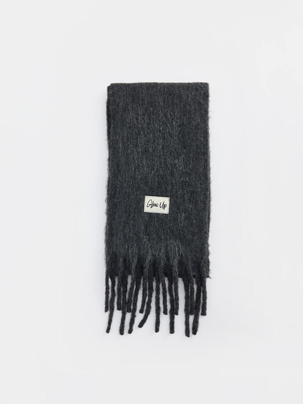 Écharpe En Maille Pour Femme Avec Détails À Franges-1