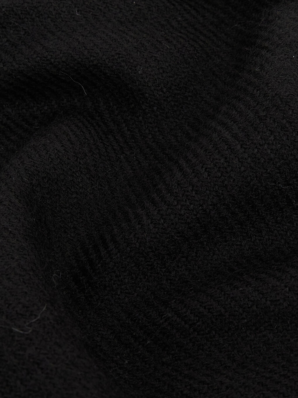 Siyah Püsküllü Erkek Atkı-2