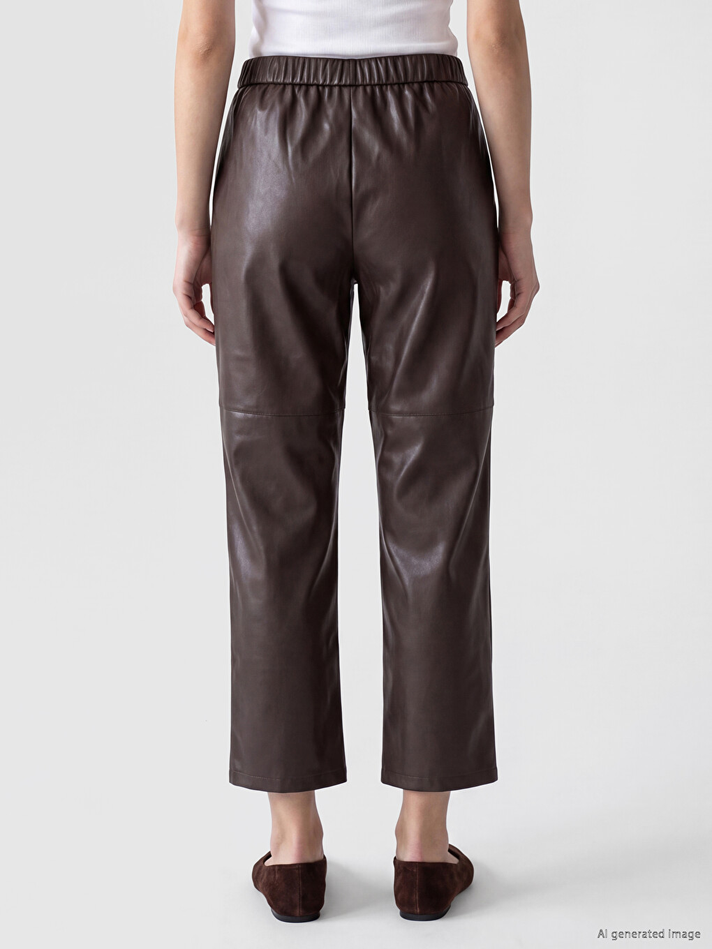 Woman Brown Trousers-3
