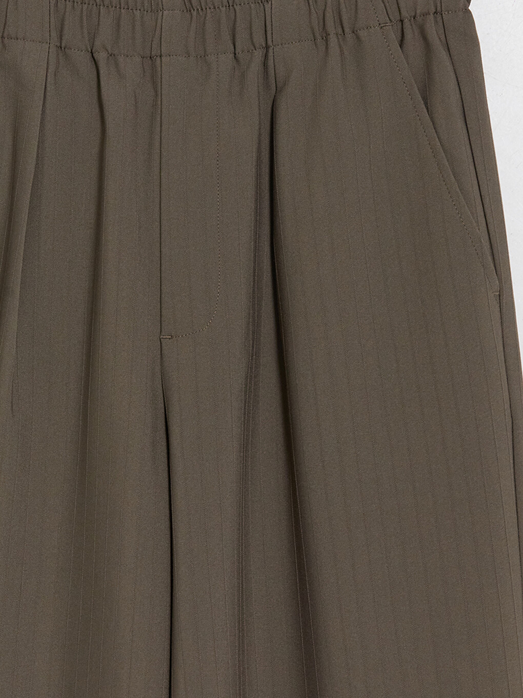 Pantalons De Costume Kaki Femme-6