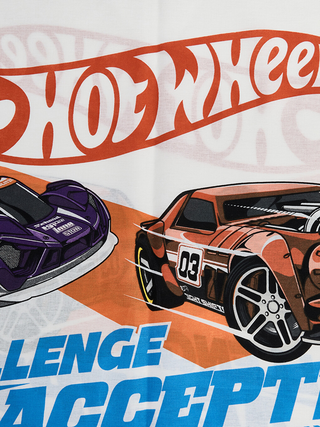 Set Mbulesash Jorgani Njësh Pambuku I Stampuar Hot Wheels-4
