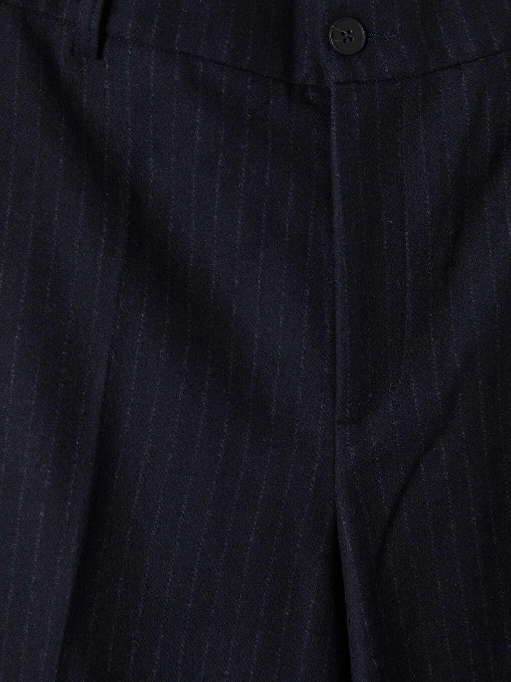 Pantaloni Regular Fit Din Material Pentru Bărbați-5