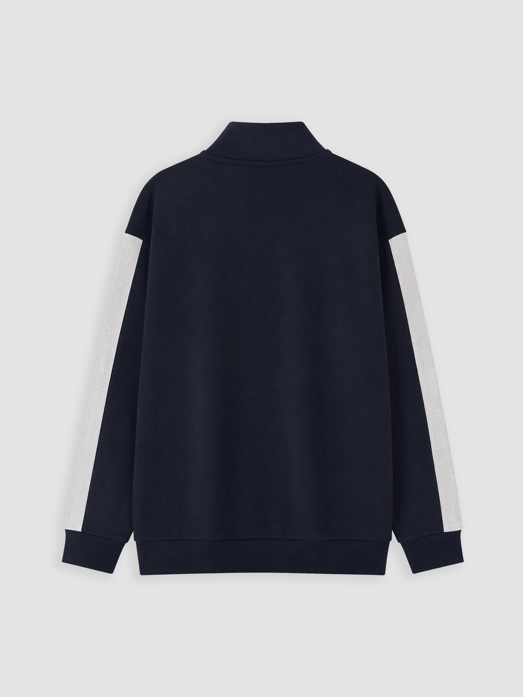 Lacivert Dik Yaka Erkek Çocuk Kalın Sweatshirt-2