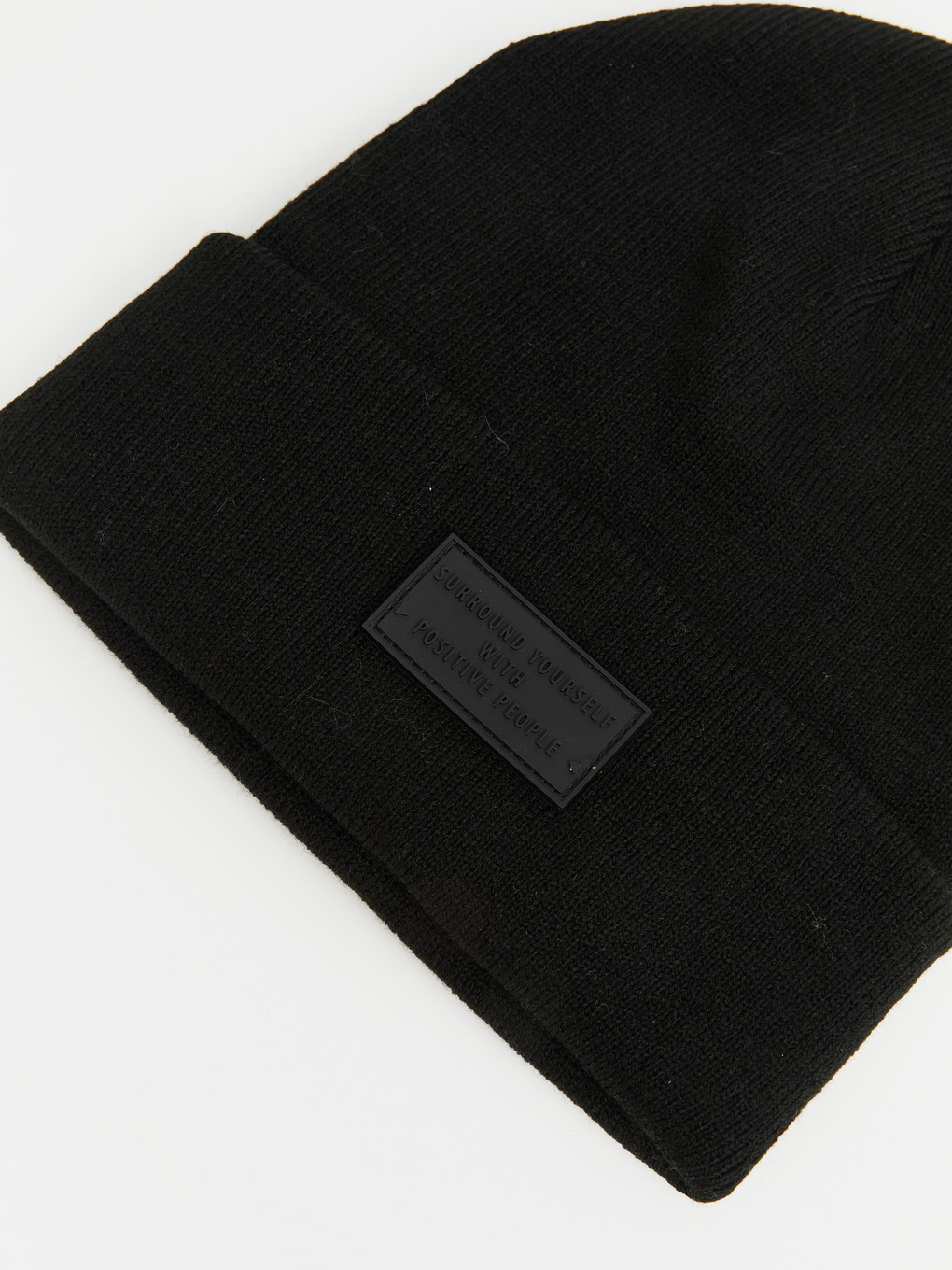 Man Black Beanie-1