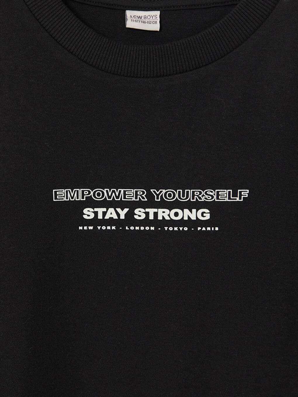 Boy Black T-shirt-2