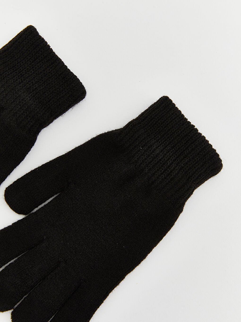 Siyah Erkek Çocuk Triko Eldiven-1
