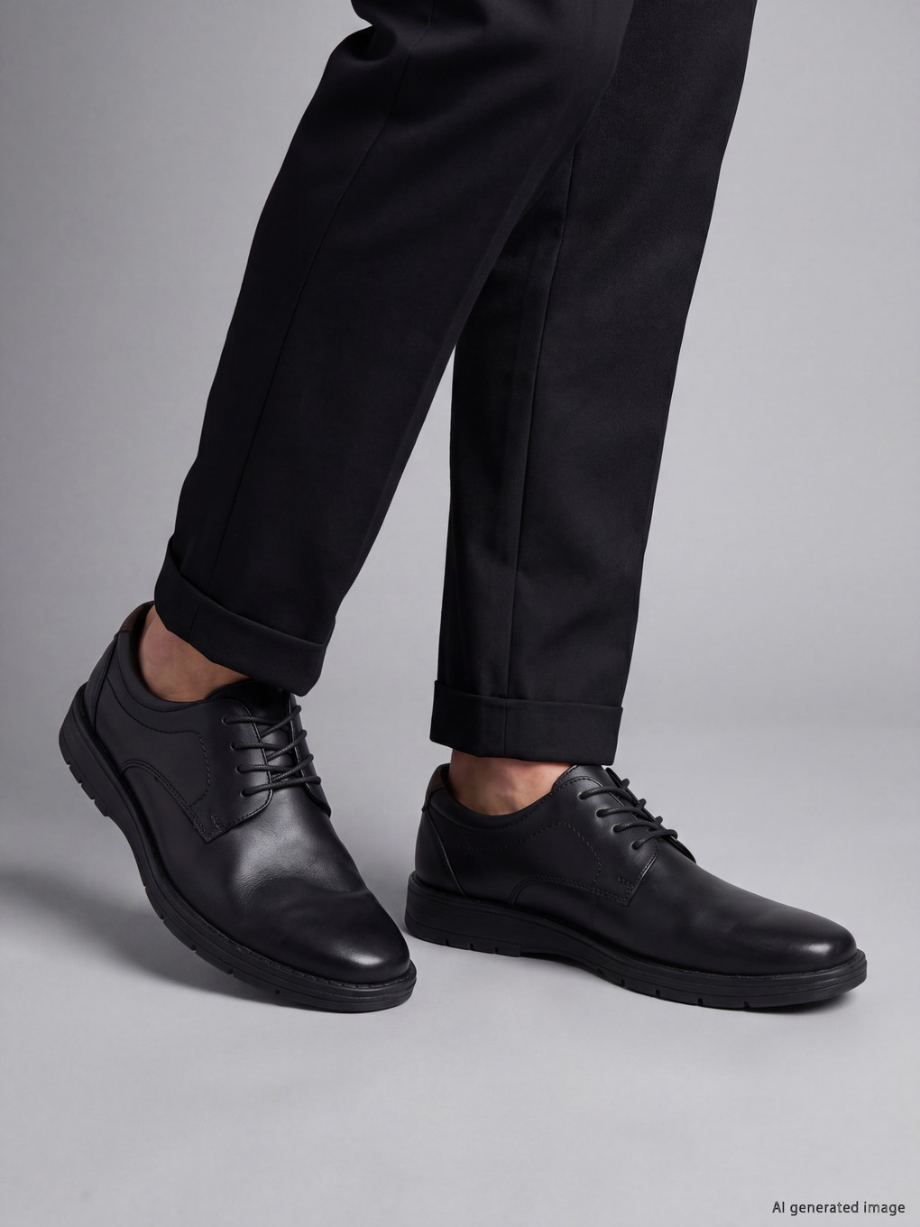 Faux Leather Men's Classic Shoes