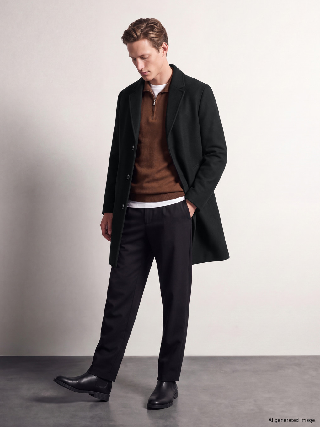 Regular Fit Men's Cachet Coat